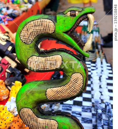 Chichen Itza serpent Mayan snake handcraft Mexico Chichen Itza serpent Mayan snake handcraft Mexico 139218848