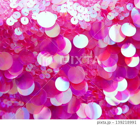 Pink sequins pattern texture background Pink sequins pattern texture background 139218991