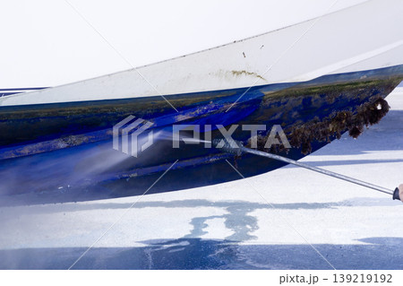 Boat hull cleaning water pressure washer 139219192