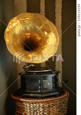 Old gramophone Old gramophone 139219194