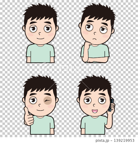 Sleep-deprived man ⑤ 139219953
