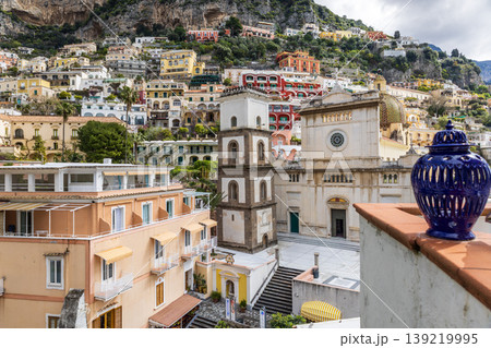 beautiful landscape of Positano, southern Italy, Amalfi Coast 139219995