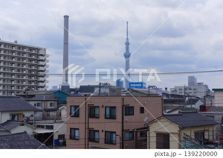 荒川河川敷から見える東京スカイツリー2026年4月 荒川河川敷から見える東京スカイツリー2026年4月 139220000