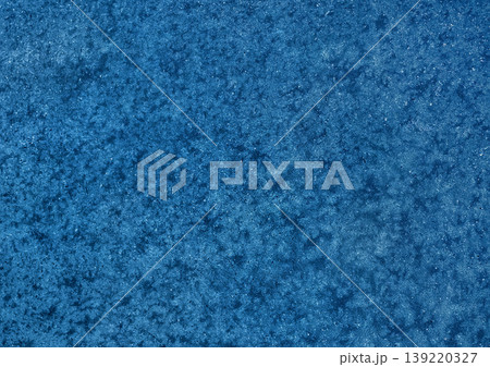 Particleboard blue paint pressed wood texture color abstract pattern chipboard background construction material 139220327