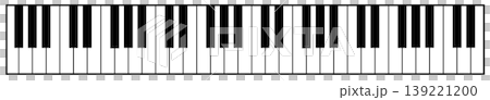 This is an illustration of a piano keyboard. This is an illustration of a piano keyboard. 139221200