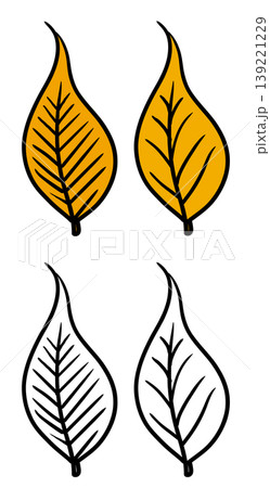 It is an illustration of a leaf. It is an illustration of a leaf. 139221229