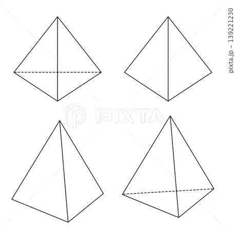 This is a triangle line drawing. This is a triangle line drawing. 139221230