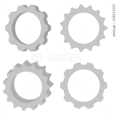 This is an illustration of a gear. 139221231