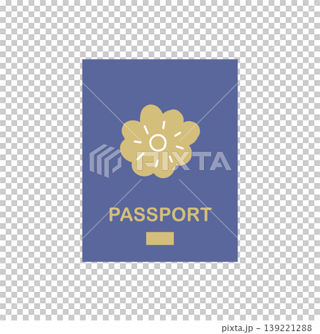 護照圖示 - 簡潔易用的旅行證件設計 139221288