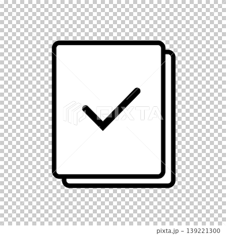 完了ファイルアイコン・シンプルで使いやすい承認デザイン 完了ファイルアイコン・シンプルで使いやすい承認デザイン 139221300