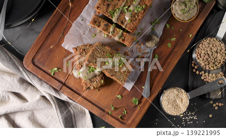 Christmas lentils loaf 139221995