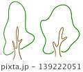 This is a tree hand-drawn illustration. 139222051