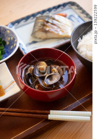 北海道産シジミの味噌汁(1) 139222599