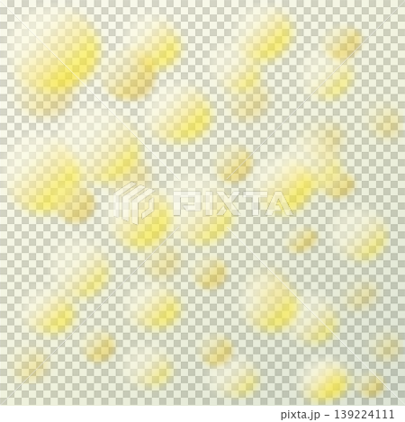 Floating citrus-colored polka dot pattern 139224111