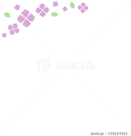 紫陽花 ライン 紫陽花 ライン 139224301