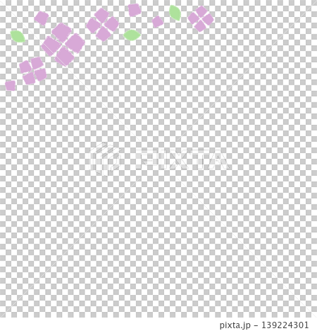 紫陽花 ライン 紫陽花 ライン 139224301