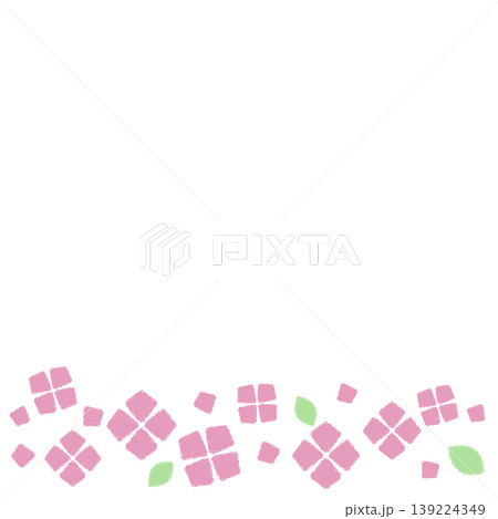 紫陽花 ライン 紫陽花 ライン 139224349