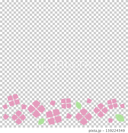 紫陽花 ライン 紫陽花 ライン 139224349