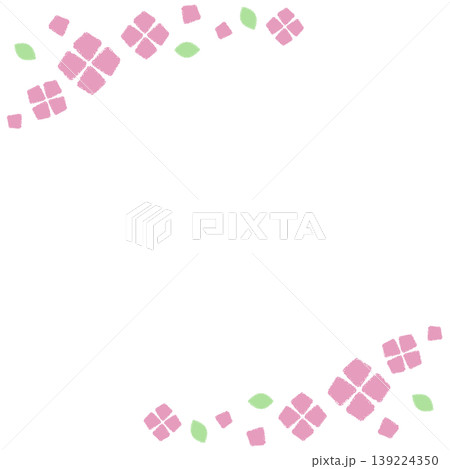 紫陽花 ライン 紫陽花 ライン 139224350