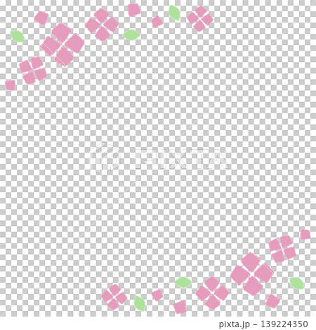 紫陽花 ライン 紫陽花 ライン 139224350