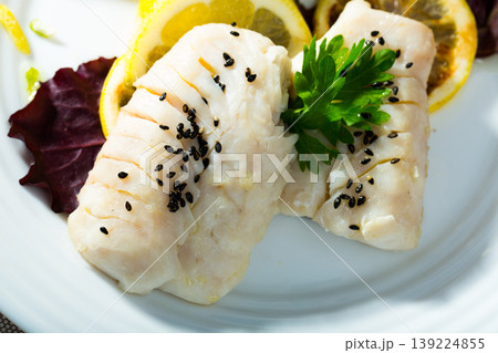 Steamed merluccius Steamed merluccius 139224855