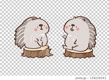 A psychological metaphor: An illustration of porcupines sitting and chatting at a perfect distance from each other, without hurting each other's feelings. A psychological metaphor: An illustration of porcupines sitting and chatting at a perfect distance from each other, without hurting each other's feelings. 139226341