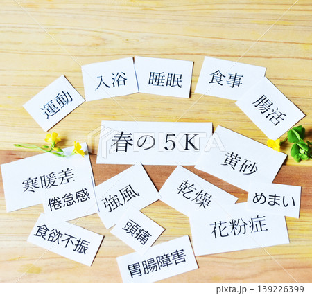 春先に起こりがちな体調トラブル 花粉症 乾燥 黄砂 寒暖差 強風 と対策 春先に起こりがちな体調トラブル 花粉症 乾燥 黄砂 寒暖差 強風 と対策 139226399