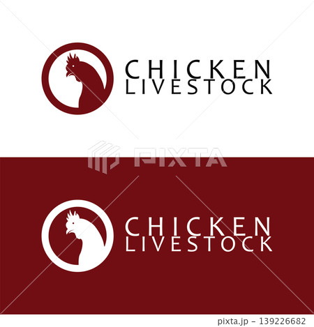 Premium rooster badge logo with professional branding style Premium rooster badge logo with professional branding style 139226682