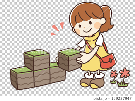 Sandbox game illustrations Sandbox game illustrations 139227947