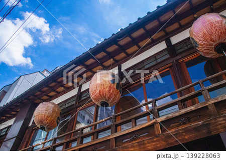 【京都風景】新京極商店街と寺町京極商店街のアーケード 139228063