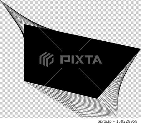 Square frame with flowing line blending for badges, logo, tag Square frame with flowing line blending for badges, logo, tag 139228959