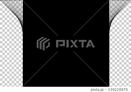 Square frame with flowing line blending for badges, logo, tag Square frame with flowing line blending for badges, logo, tag 139228978