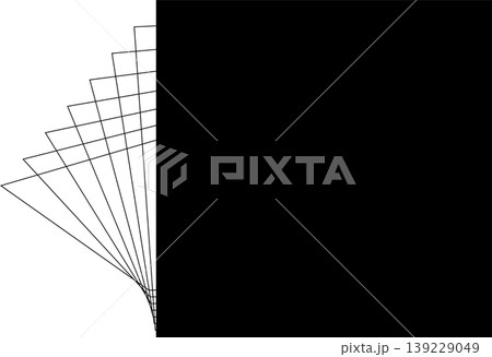 Square frame with flowing line blending for badges, logo, tag Square frame with flowing line blending for badges, logo, tag 139229049