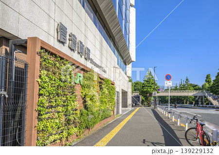 東京都新宿区の都市風景 信濃町駅 東京都新宿区の都市風景 信濃町駅 139229132
