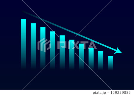 Business Loss and Negative Growth Concept Business Loss and Negative Growth Concept 139229883