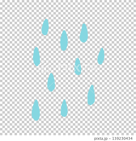 しずく雨の絵本ぽいイラスト しずく雨の絵本ぽいイラスト 139230434