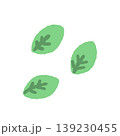 葉っぱの絵本ぽいイラスト 139230455