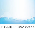 キラキラブルーウェーブの背景 139230657