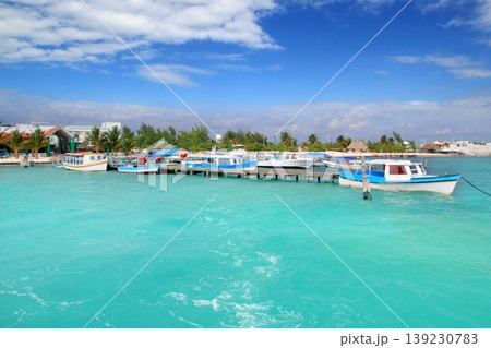 Puerto Juarez Cancun Quintana Roo tropical boats 139230783