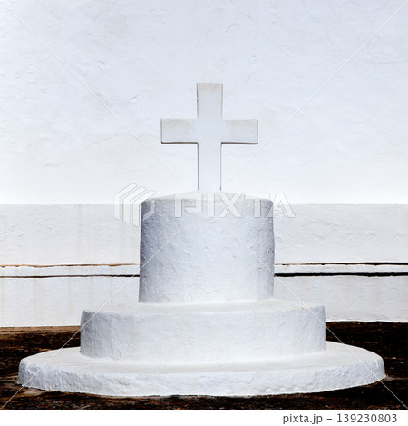 Ibiza white church in sant Joan de Labritja Ibiza white church in sant Joan de Labritja 139230803