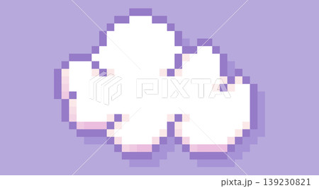 Pixel art cloud. Pixel art cloud. 139230821