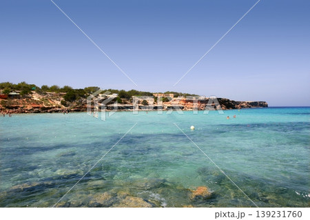 Formentera Mediterranean seascape turquoise sea 139231760