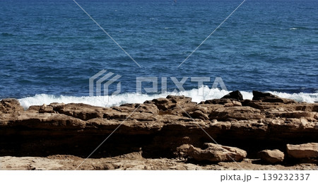 Morning mediterranean blue seascape, Spain 139232337