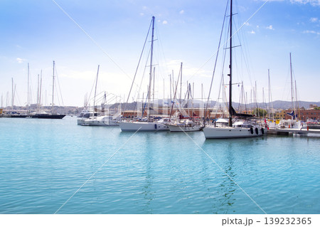 Marina port in Palma de Mallorca at Balearic Islands 139232365