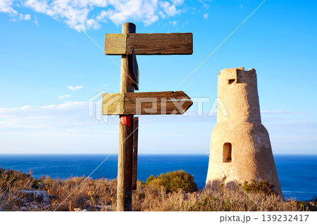 Denia Torre del Gerro tower in Las Rotas Spain Denia Torre del Gerro tower in Las Rotas Spain 139232417