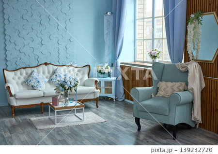 Cozy Modern Living Room Interior 139232720
