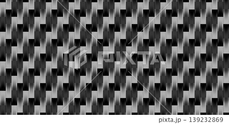 Dark carbon fiber geometric mesh background. Modern abstract dark vector texture for professional design and branding 139232869