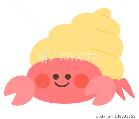 かわいいヤドカリ かわいいヤドカリ 139233259