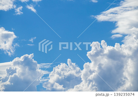 beautiful blue sky with clouds background beautiful blue sky with clouds background 139235074