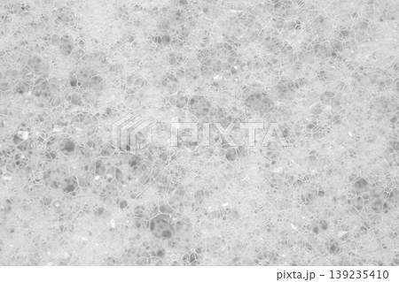 Abstract white soap foam bubbles texture background 139235410